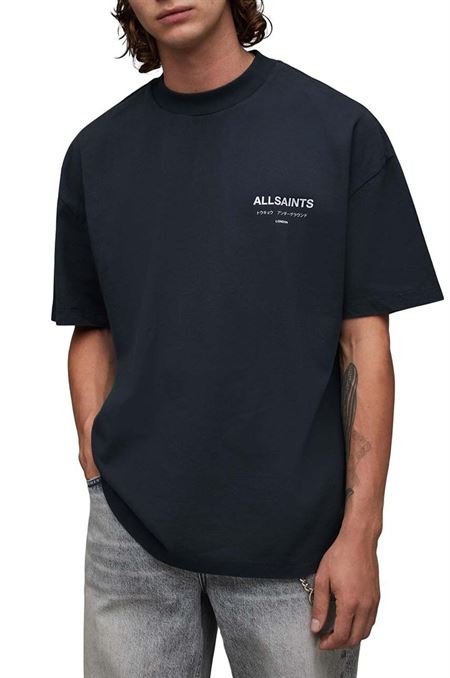 Bavlnené tričko AllSaints s potlačou