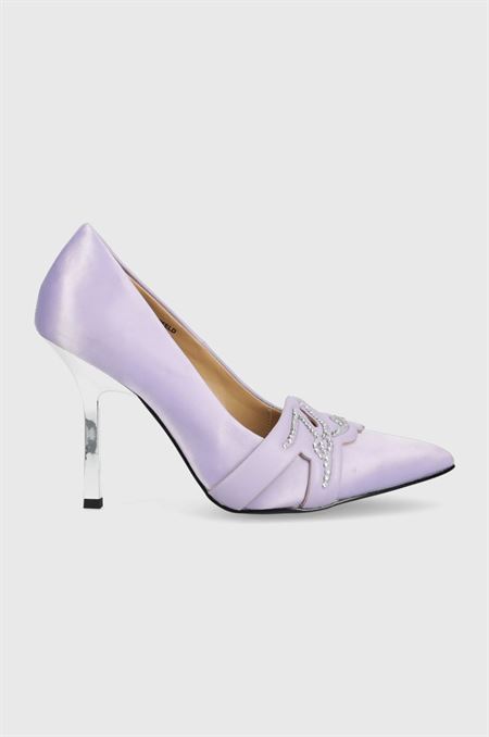 Lodičky Karl Lagerfeld SARABANDE fialová farba