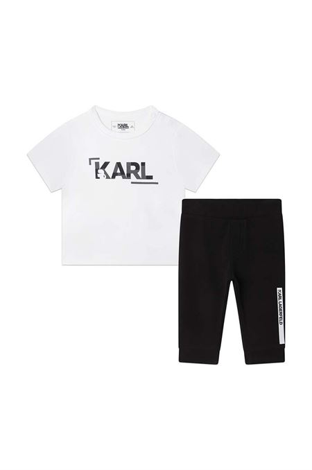 Sada pre bábätká Karl Lagerfeld čierna farba