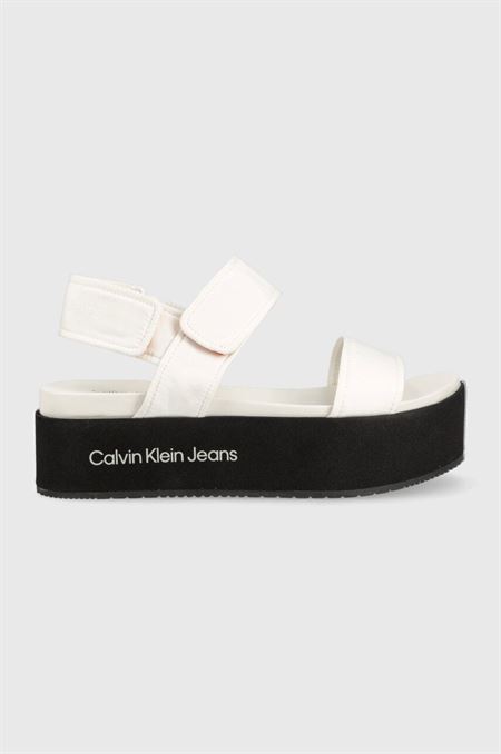 Sandále Calvin Klein Jeans FLATFORM SANDAL SOFTNY dámske