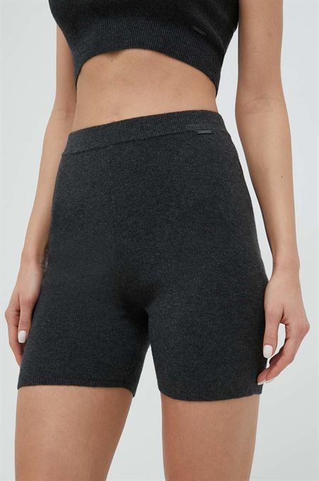 Vlnené šortky Calvin Klein Underwear šedá farba