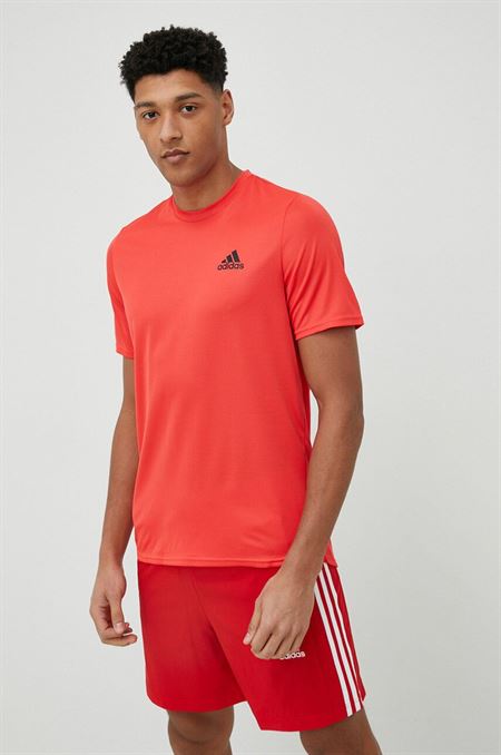 Tréningové tričko adidas Performance Designed for Movement červená farba