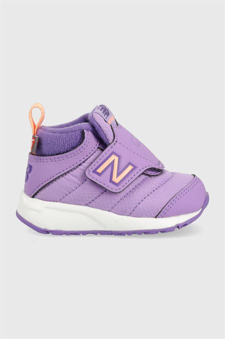 Detské zimné topánky New Balance ITCOZYGP fialová farba