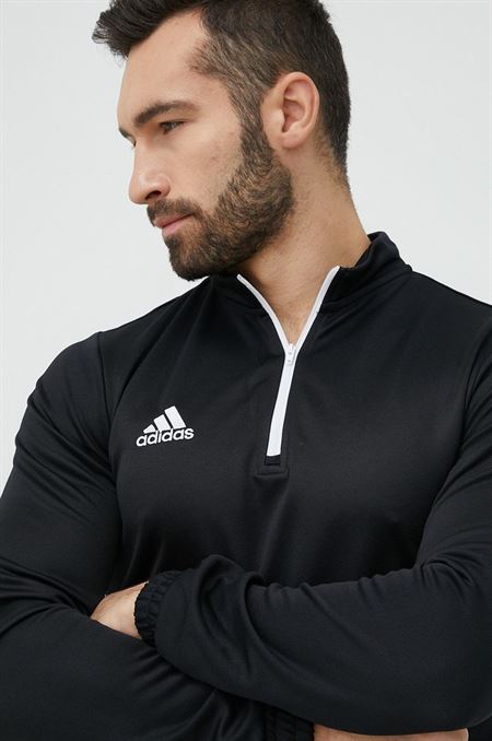 Tréningové tričko s dlhým rukávom adidas Performance Entrada 22 čierna farba