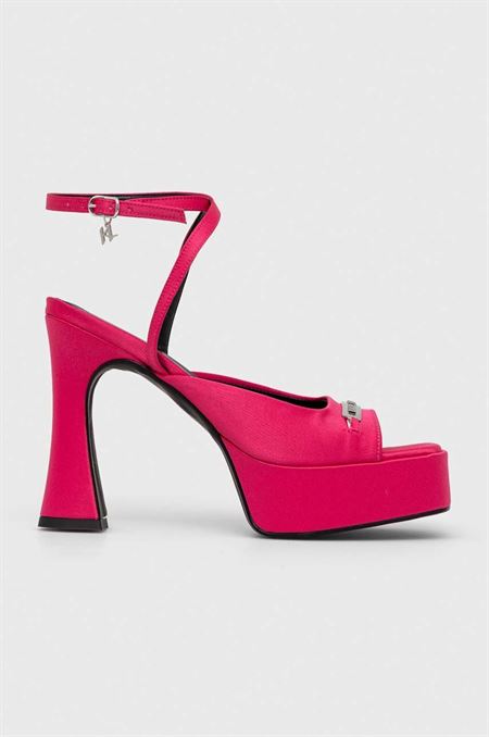 Sandále Karl Lagerfeld LAZULA ružová farba