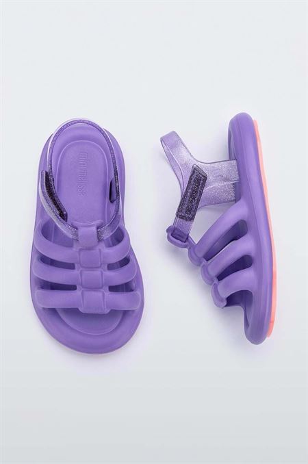 Detské sandále Melissa Freesherman fialová farba