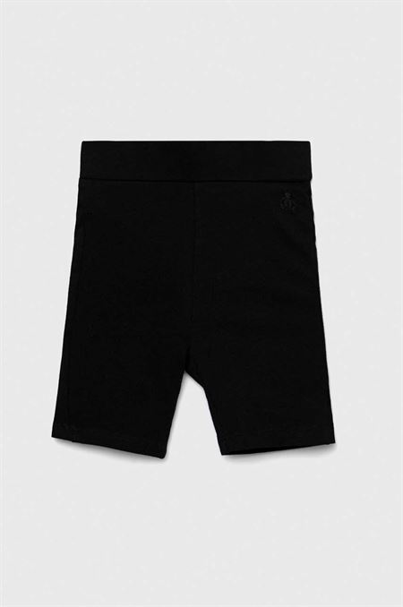 Detské krátke nohavice GAP čierna farba