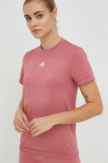 Tréningové tričko adidas Performance ružová farba