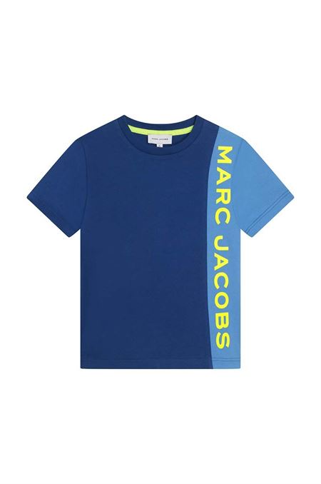 Detské bavlnené tričko Marc Jacobs tmavomodrá farba