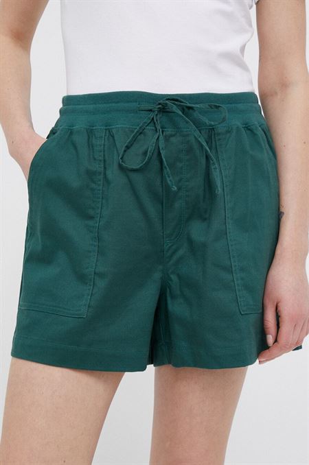 Bavlnené šortky GAP zelená farba