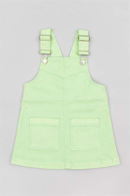 Dievčenské šaty zippy zelená farba