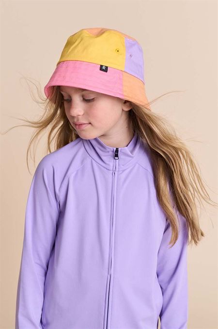 Detský bavlnený klobúk Reima ružová farba