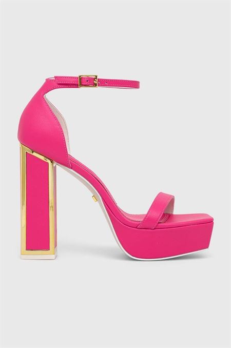 Kožené sandále Kat Maconie Missy ružová farba