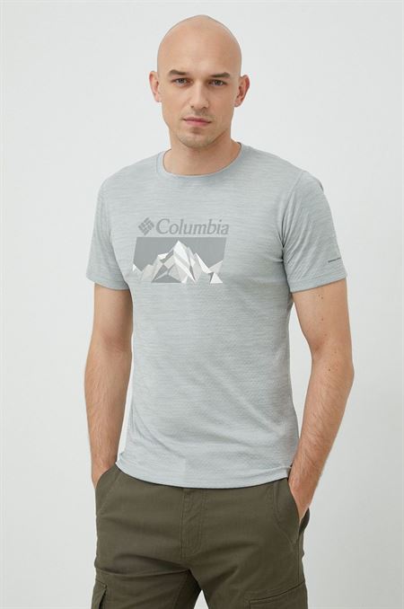Športové tričko Columbia Zero Rules šedá farba