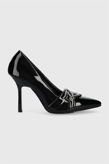 Kožené topánky chelsea Karl Lagerfeld SARABANDE čierna farba