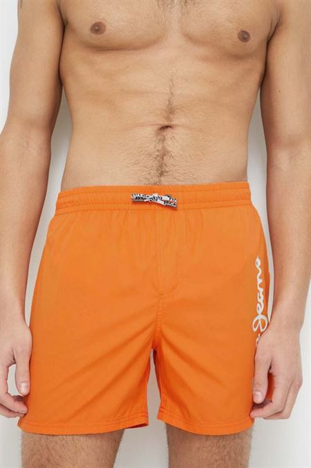 Plavkové šortky Pepe Jeans Finnick oranžová farba