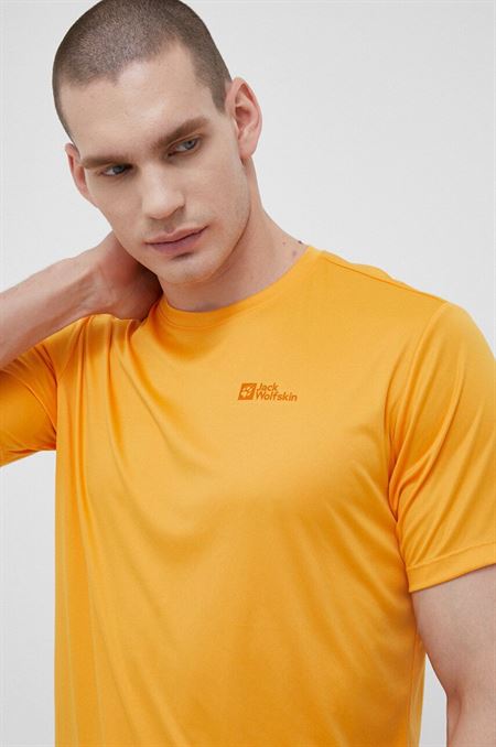 Športové tričko Jack Wolfskin Tech oranžová farba