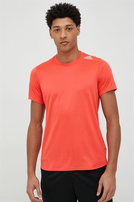 Bežecké tričko adidas Performance Designed 4 Running červená farba