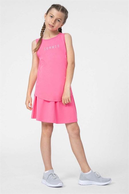 Dievčenská sukňa 4F F009 fialová farba