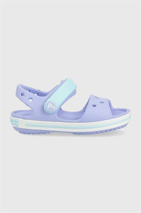 Detské sandále Crocs fialová farba