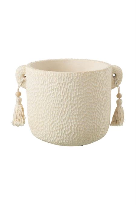 Kvetináč J-Line assel Ceramic Cream Large