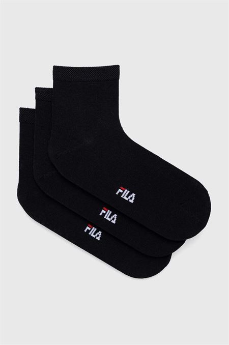 Ponožky Fila 3-pak čierna farba