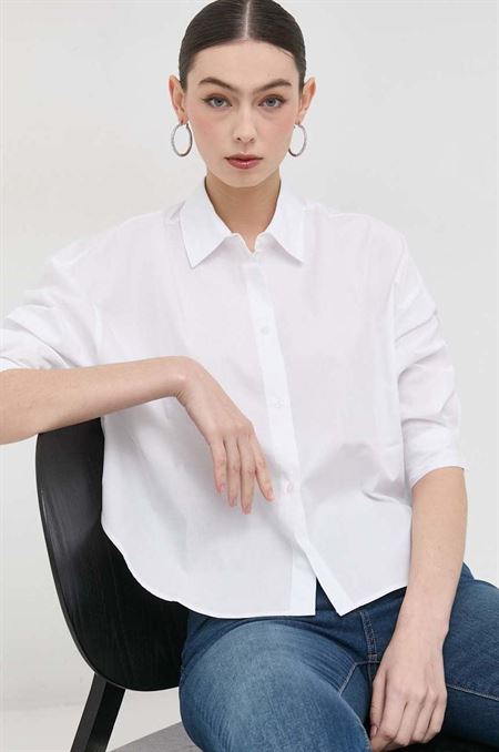 Bavlnená košeľa Armani Exchange dámska