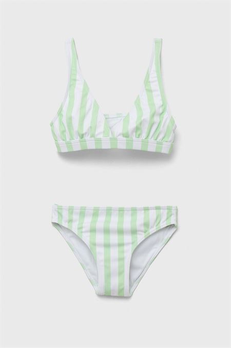 Dvojdielne detské plavky Roxy zelená farba