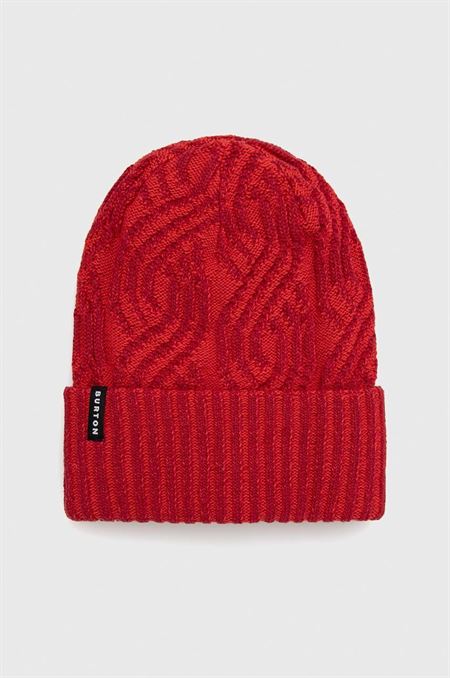 Obojstranná čiapka Burton červená farba