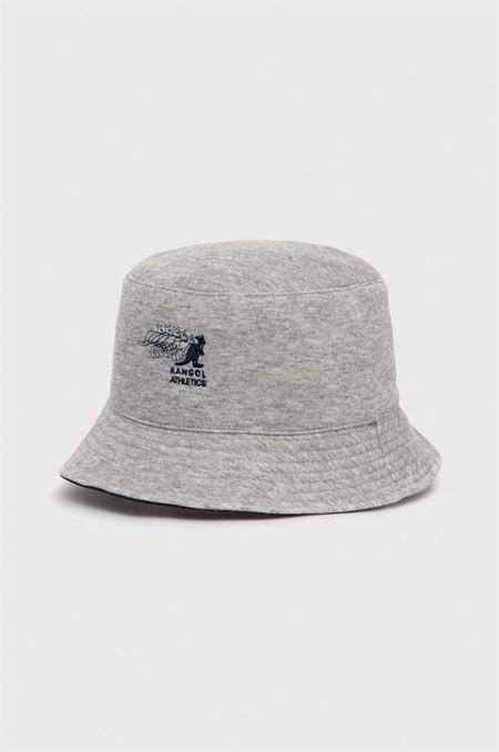 Obojstranný klobúk Kangol šedá farba