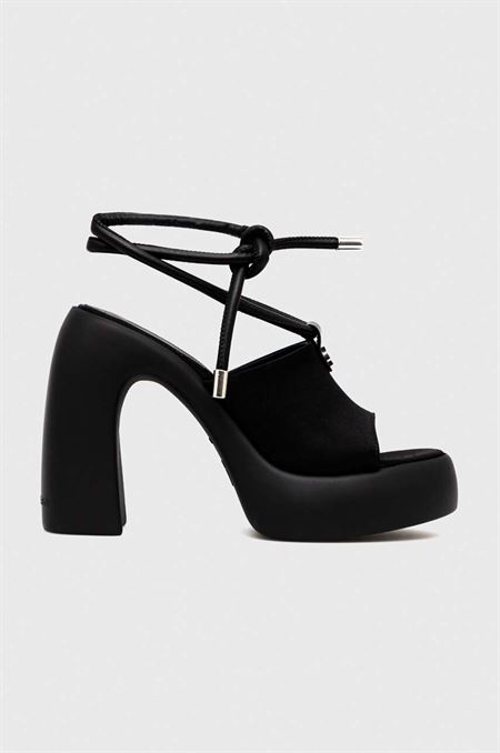 Sandále Karl Lagerfeld ASTRAGON HI čierna farba