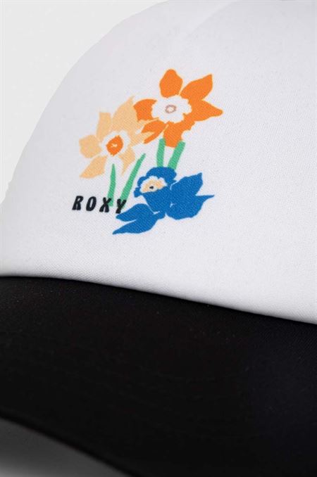 Šiltovka Roxy biela farba