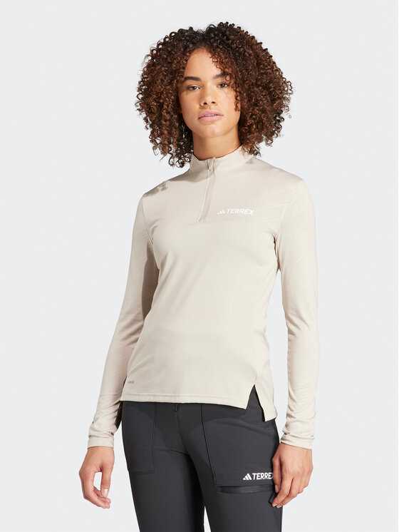 adidas Funkčné tričko Terrex Multi HZ6265 Béžová Slim Fit