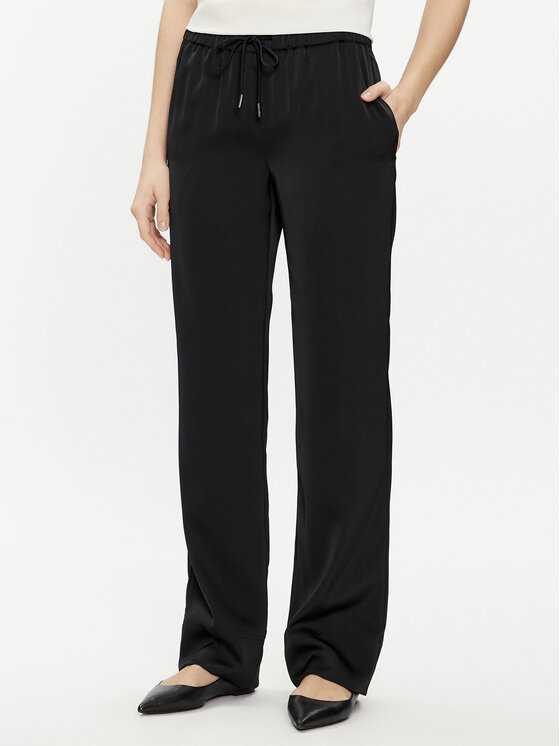 Calvin Klein Bavlnené nohavice K20K206662 Čierna Regular Fit