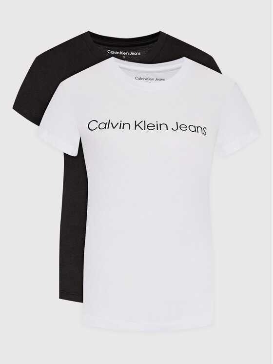 Calvin Klein Jeans 2-dielna súprava tričiek J20J220161 Farebná Slim Fit